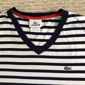 LACOSTE Striped T-Shirt